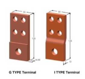 Copper busbars